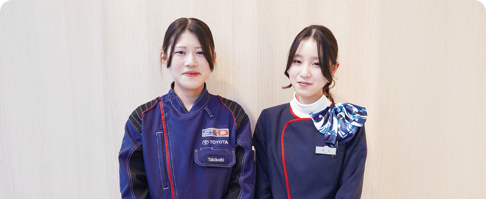 髙橋 花林さんと藤田 柚花さん