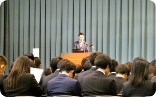 就職講演会写真