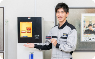 食堂食券販売機写真