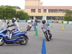 総合スラロームの様子