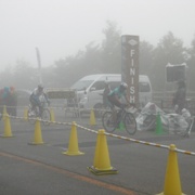 霧雨の中、ゴール!!