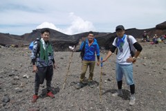 山頂を迎えてからのお鉢巡り