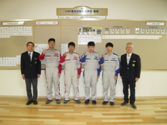 学園祭サービス技術コンクール優勝者