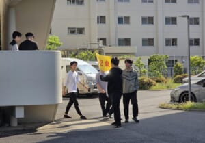寮生消防避難訓練・災害サバイバル訓練を行いました